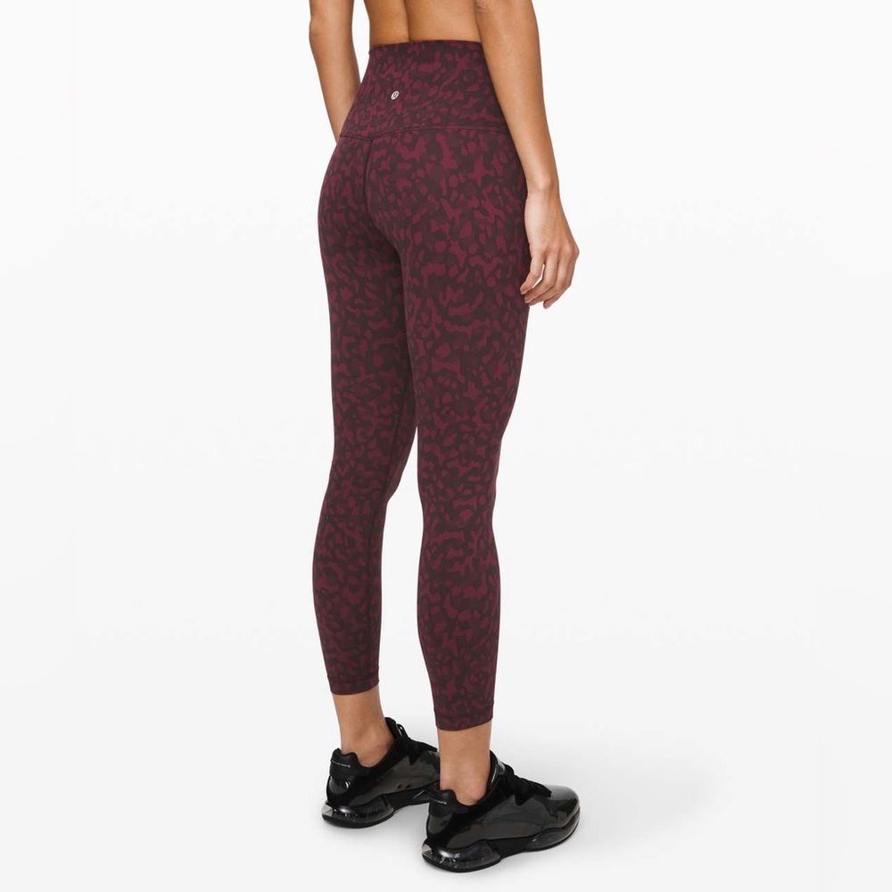 Lululemon Align Pant II 25" Leggings Formation Camo Dark Adobe Multi